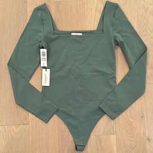 Green Long Sleeve Bodysuit